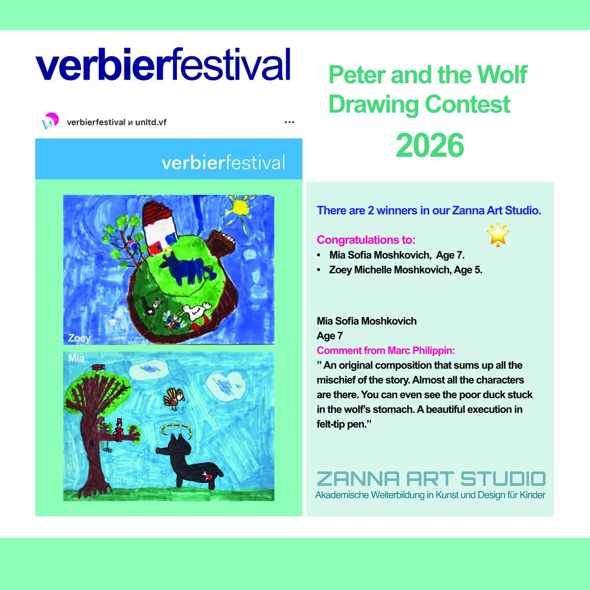 Wettbewerb Verbier Festival — Preisträger